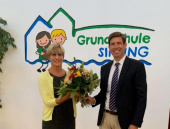 Rektorin Grosser und Bürgermeister Grossmann haben in den neun Jahren gemeinsam viel für eine positive Schulentwicklung bewegt