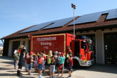 Spannender Unterricht bei der Sinzinger Feuerwehr