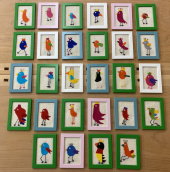 Bunter Vogel
