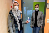 Zahnärztin Frau Dr. Schindler, Rektorin Frau Danzer